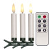 Trådlös Julgransbelysning Flamme 10 st LED-lampor