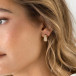 Örhänge Treasure Hoops Medium Gold