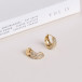 Örhänge Treasure Hoops Medium Gold
