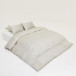 Bäddset Arkipelag Blank Enkelt Greige 150x210cm