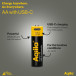 Uppladdningsbart USB-C Li batteri AA 1,5V 4-p