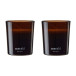 Doftljus 2-pack Dark Wood
