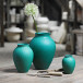 Vas H 27 cm verdigris green