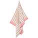 Strandhandduk i bomullsvelour 100x180 cm, beige