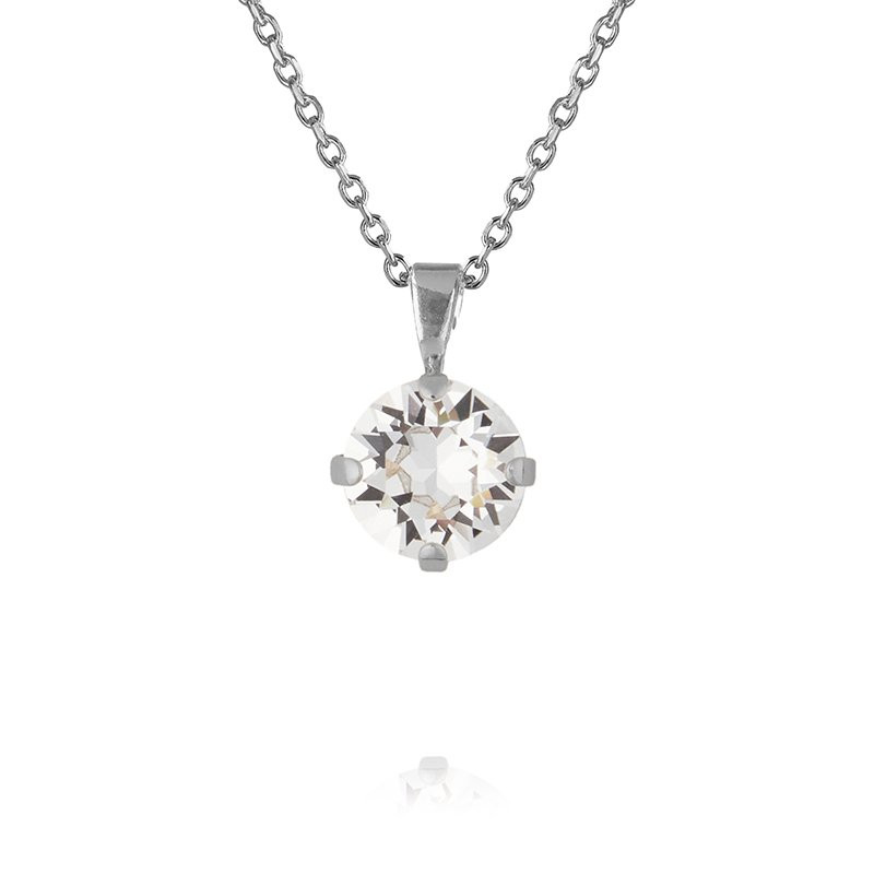 Halsband Classic Petite Rodium Crystal