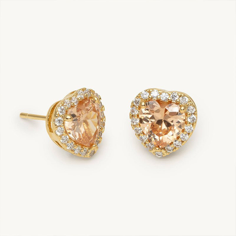 Örhänge Delphine Stud Light Champagne