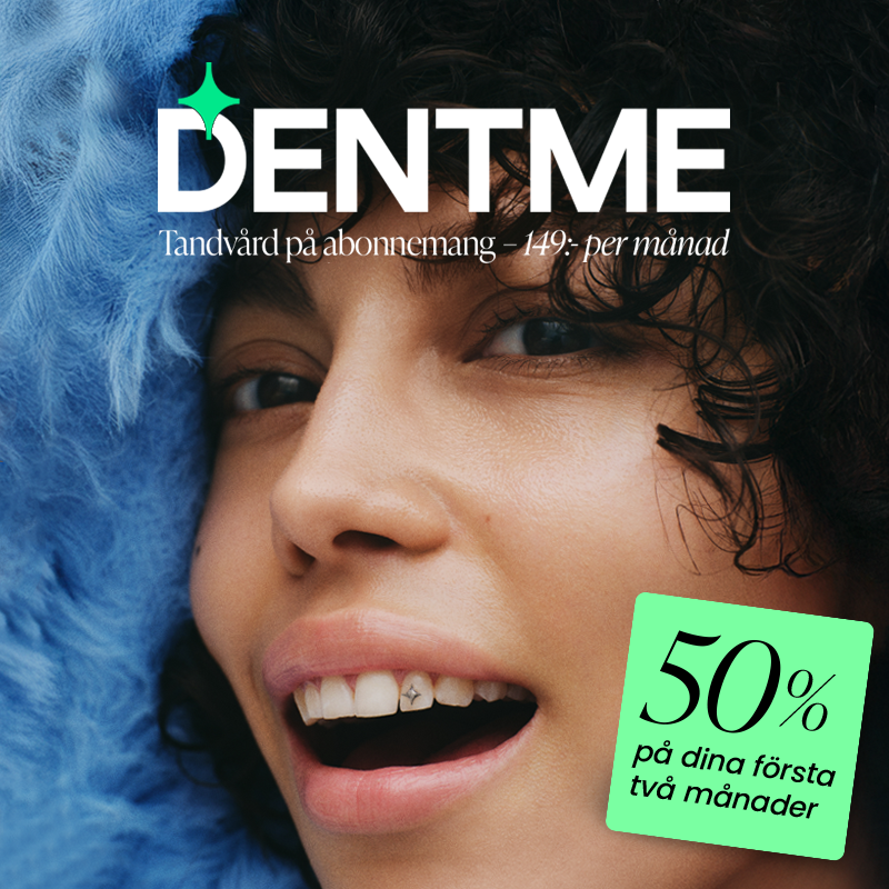Dentme - Tandvård på abonnemang 149:-/mån