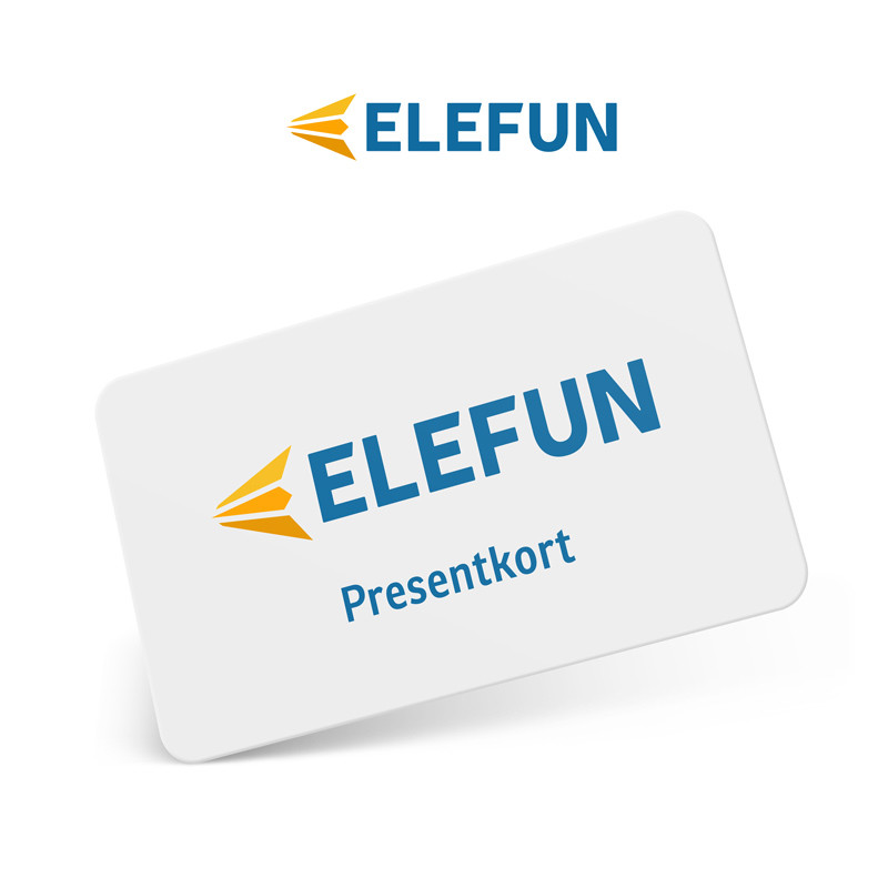 Presentkort Elefun, 100 SEK