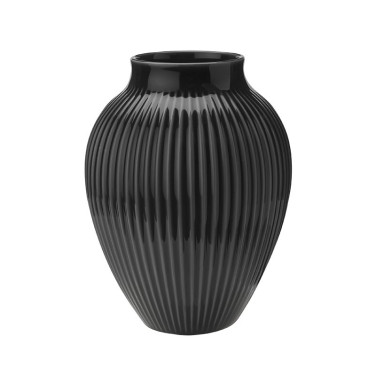 Vas H 20 cm ripple black
