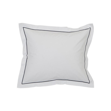 Hotel Percale örngott 50x60 cm vit/blå