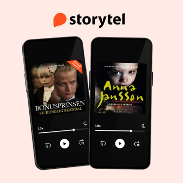 Prova Storytel gratis i 60 dagar + 1 månad till halva priset!